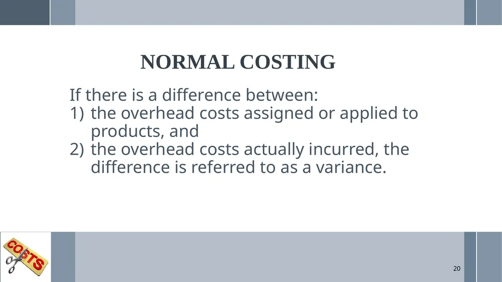 UNIT 5: MANAGEMENT ACCOUNTING Unit Code: - slide 20 of 38