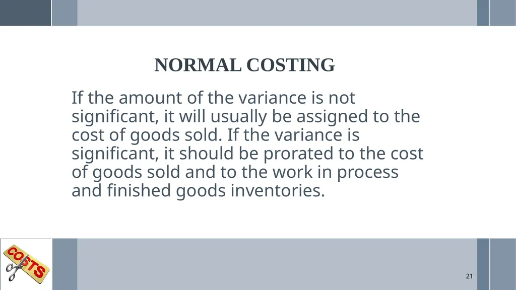 UNIT 5: MANAGEMENT ACCOUNTING Unit Code: - slide 21 of 38
