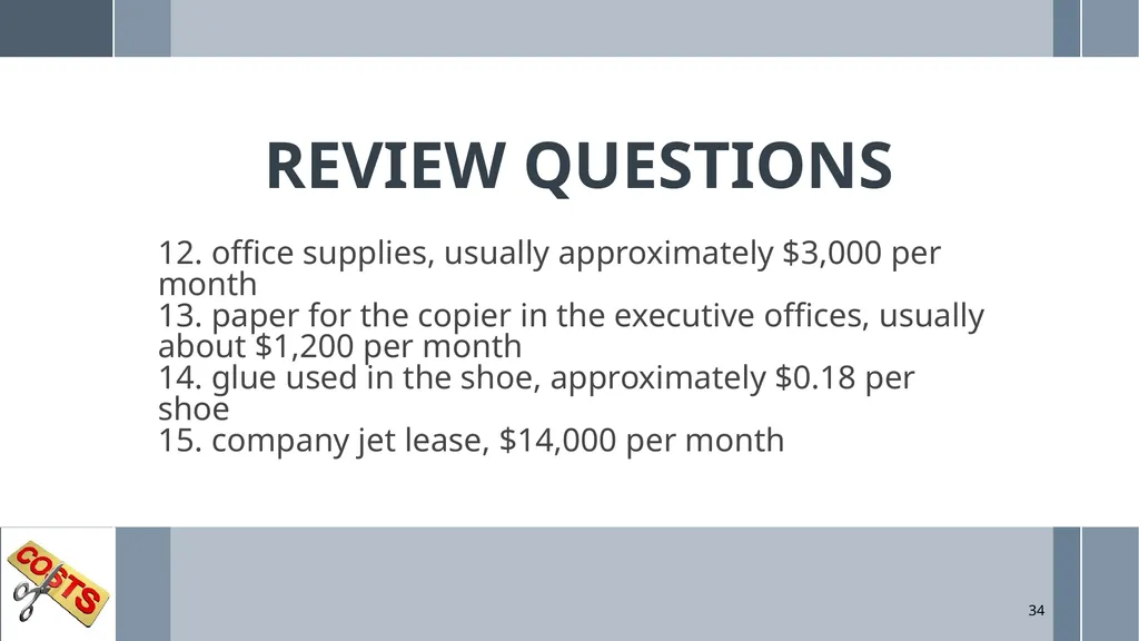 UNIT 5: MANAGEMENT ACCOUNTING Unit Code: - slide 34 of 38