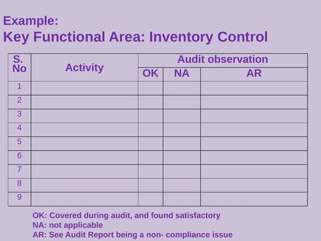 Internal Audit in Pharma Industry BY AVNS - slide 15 of 27