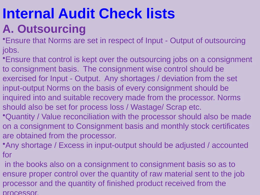 Internal Audit in Pharma Industry BY AVNS - slide 19 of 27