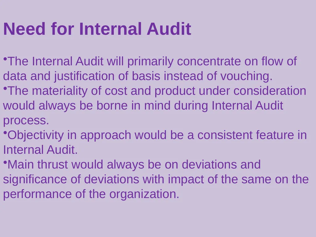 Internal Audit in Pharma Industry BY AVNS - slide 3 of 27