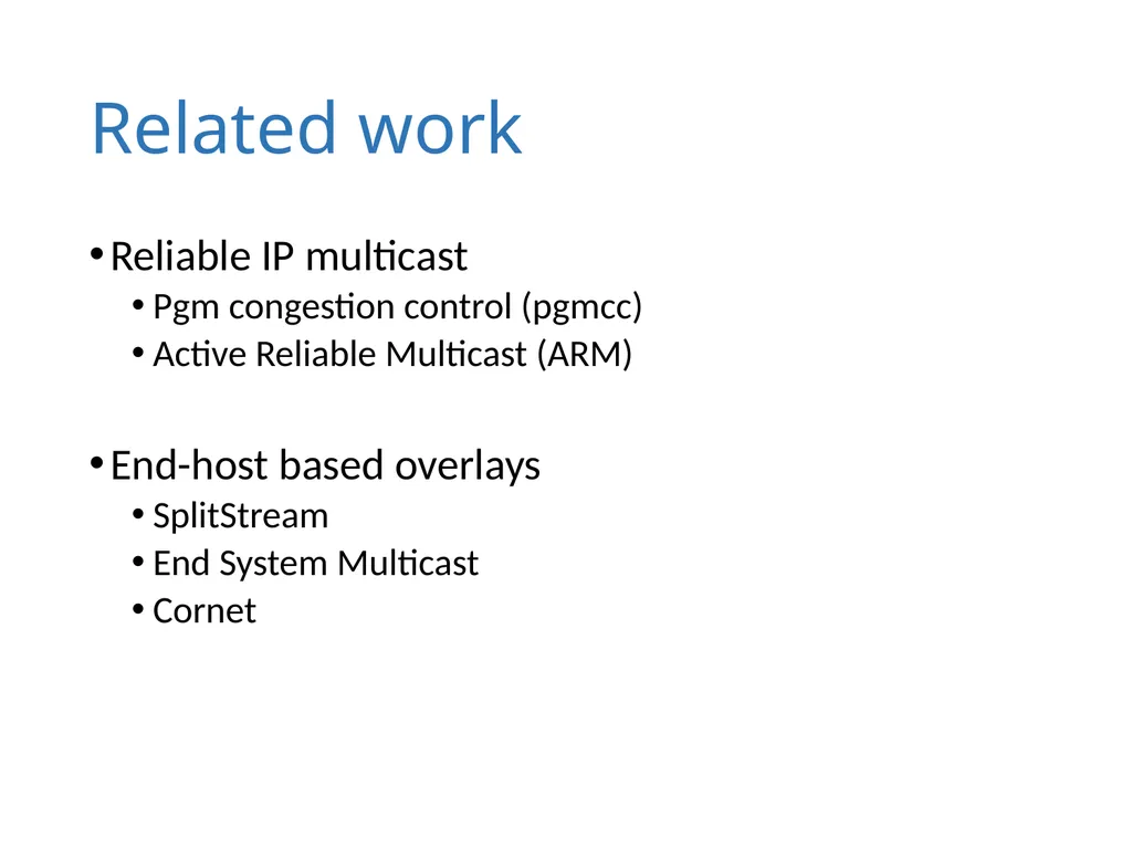 Datacast: A Scalable and Efficient Reliable Group - slide 20 of 22