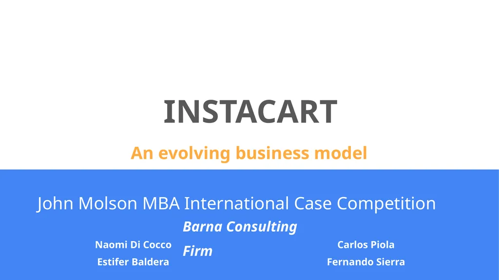 INSTACART Naomi Di Cocco Estifer Baldera An