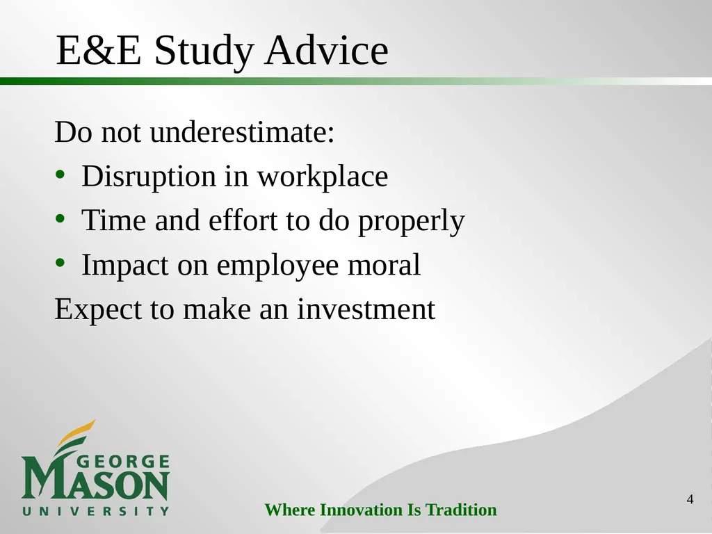 Mason Initiatives: Efficiency & Effectiveness - slide 4 of 26