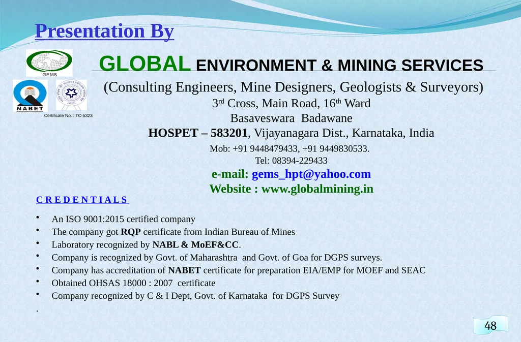 Welcome at Presentation at Public Hearing For EC - slide 133 of 133