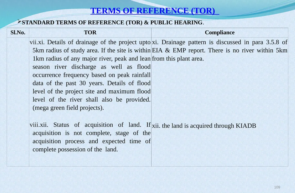 Welcome at Presentation at Public Hearing For EC - slide 109 of 133