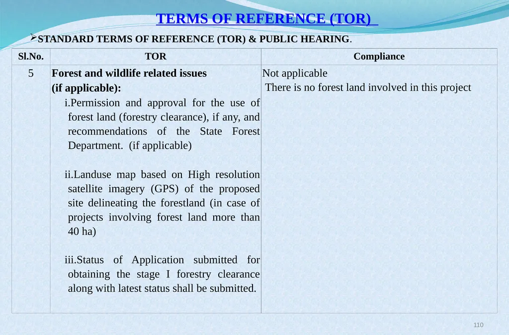 Welcome at Presentation at Public Hearing For EC - slide 110 of 133