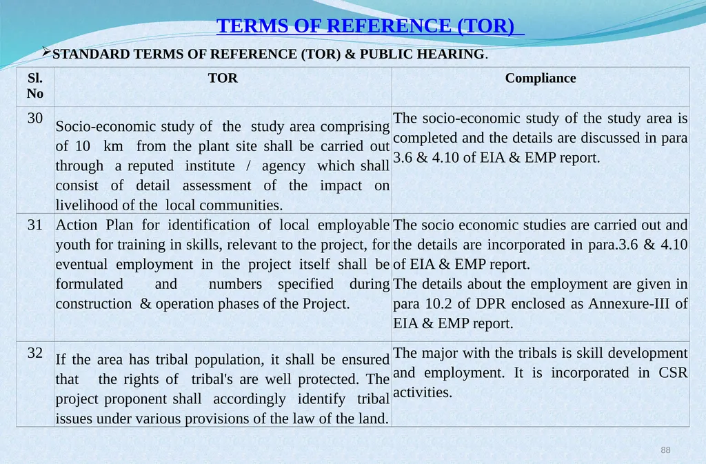 Welcome at Presentation at Public Hearing For EC - slide 88 of 133