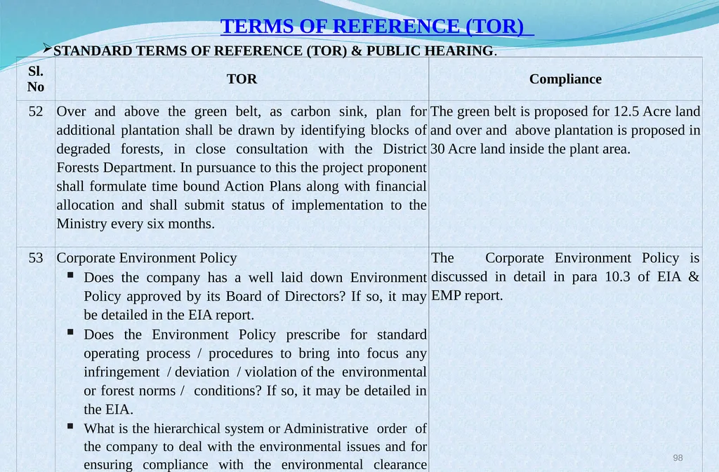 Welcome at Presentation at Public Hearing For EC - slide 98 of 133