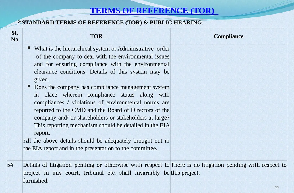 Welcome at Presentation at Public Hearing For EC - slide 99 of 133