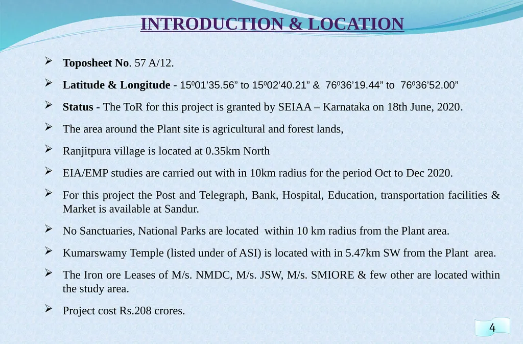 Welcome at Presentation at Public Hearing For EC - slide 4 of 133