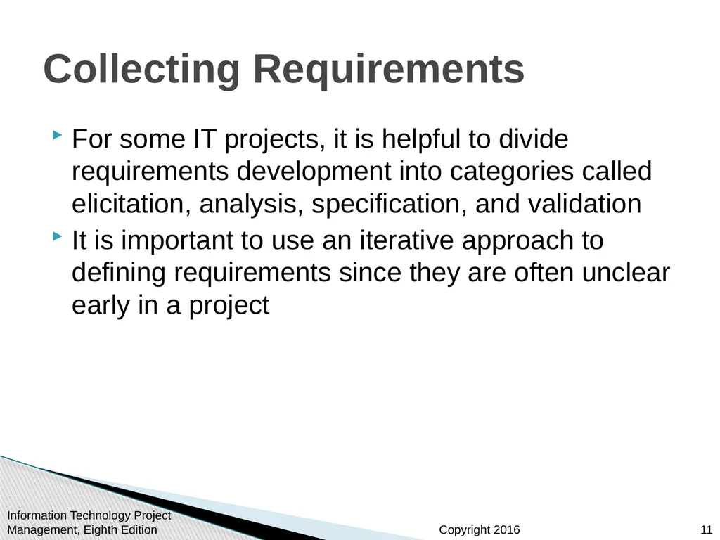 Chapter 5: Project Scope Management Information - slide 11 of 42