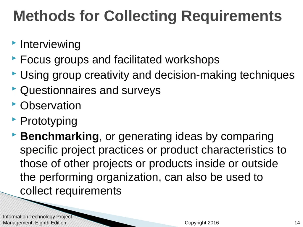 Chapter 5: Project Scope Management Information - slide 14 of 42