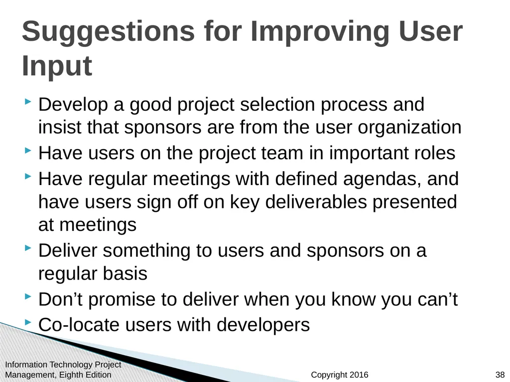 Chapter 5: Project Scope Management Information - slide 38 of 42