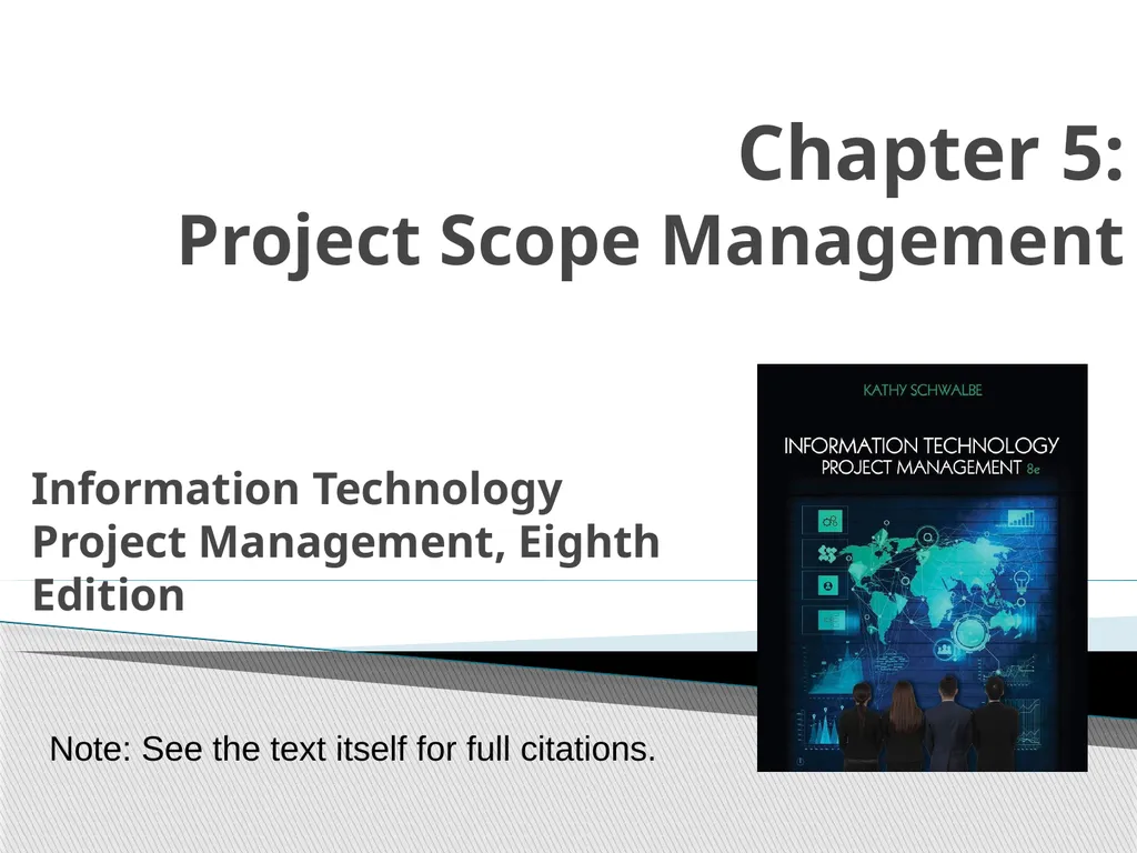 Chapter 5: Project Scope Management Information