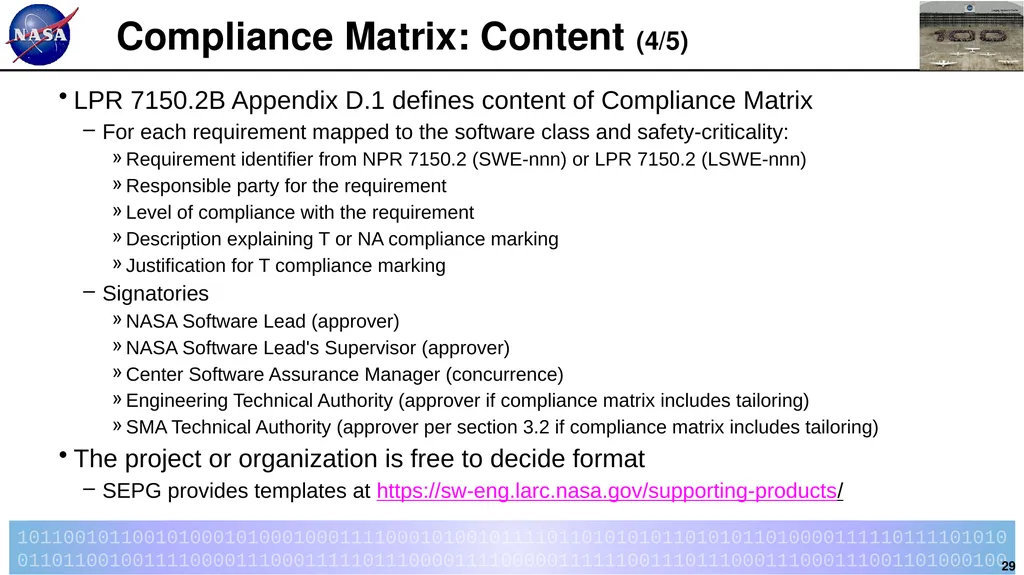 Introduction to LPR 7150.2B LaRC Software - slide 29 of 45
