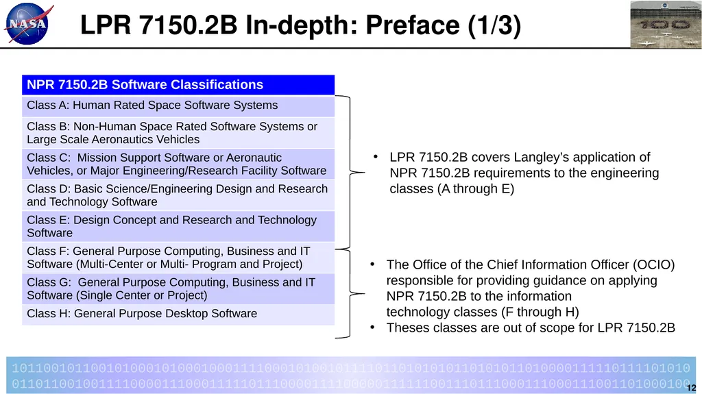 Introduction to LPR 7150.2B LaRC Software - slide 12 of 45