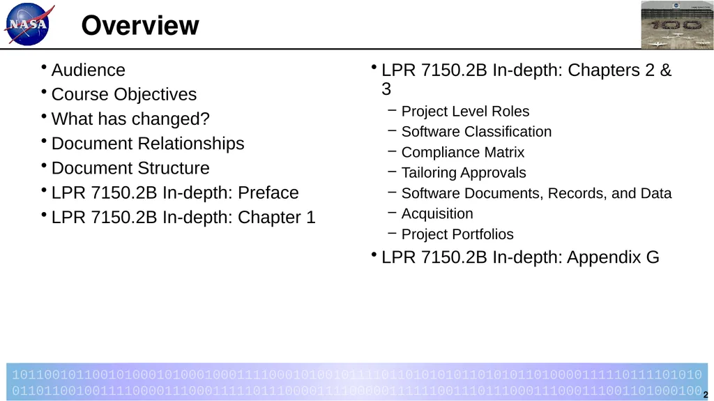 Introduction to LPR 7150.2B LaRC Software - slide 2 of 45