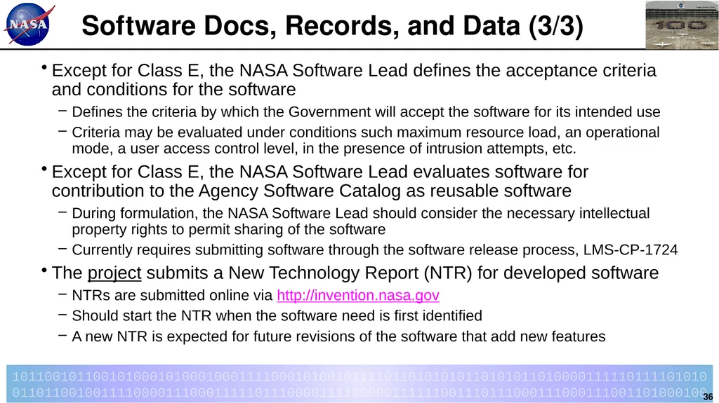 Introduction to LPR 7150.2B LaRC Software - slide 36 of 45