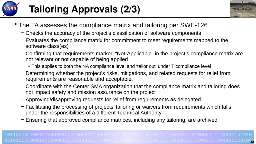 Introduction to LPR 7150.2B LaRC Software - slide 32 of 45