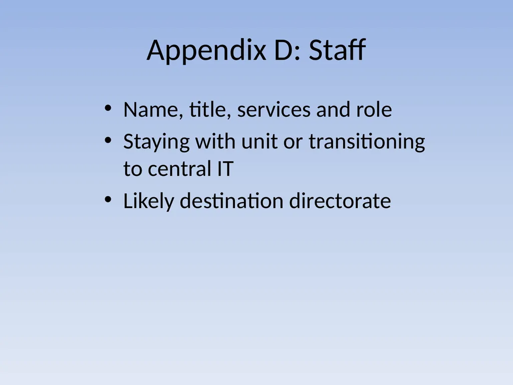 Integrating Central and Distributed IT Groups - slide 17 of 34