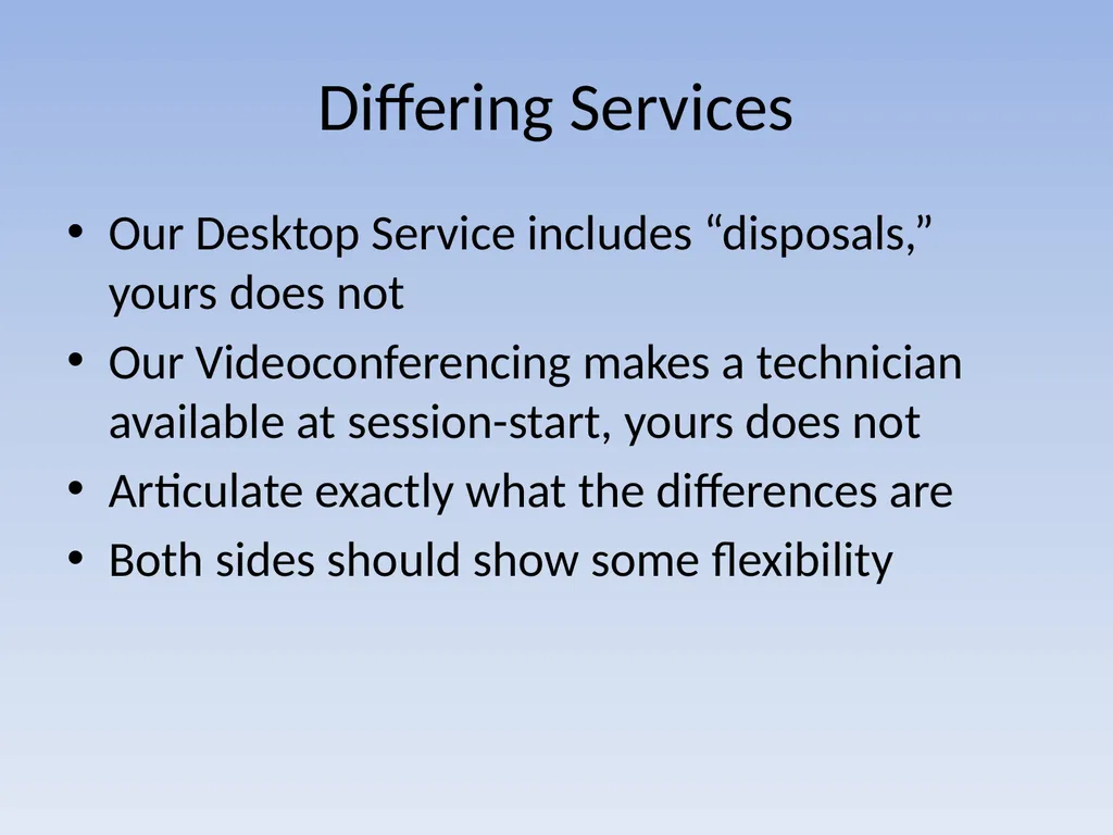 Integrating Central and Distributed IT Groups - slide 23 of 34