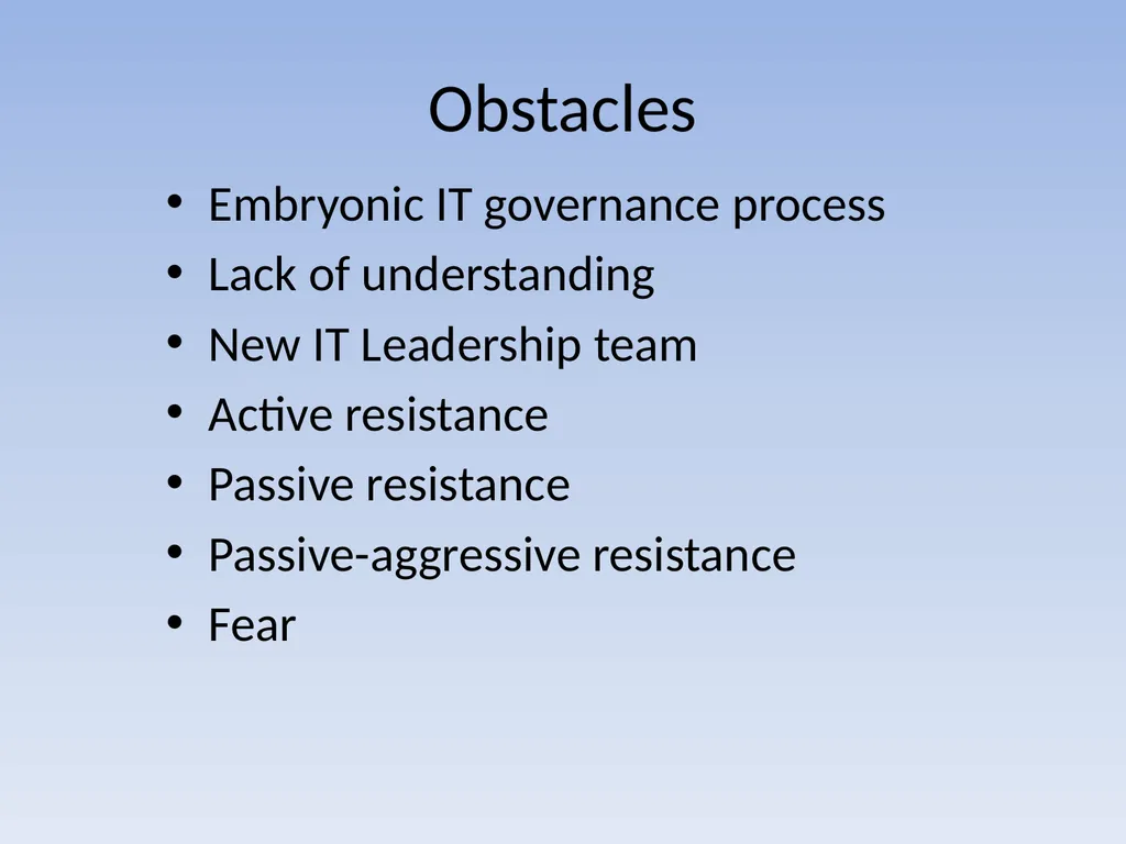 Integrating Central and Distributed IT Groups - slide 19 of 34