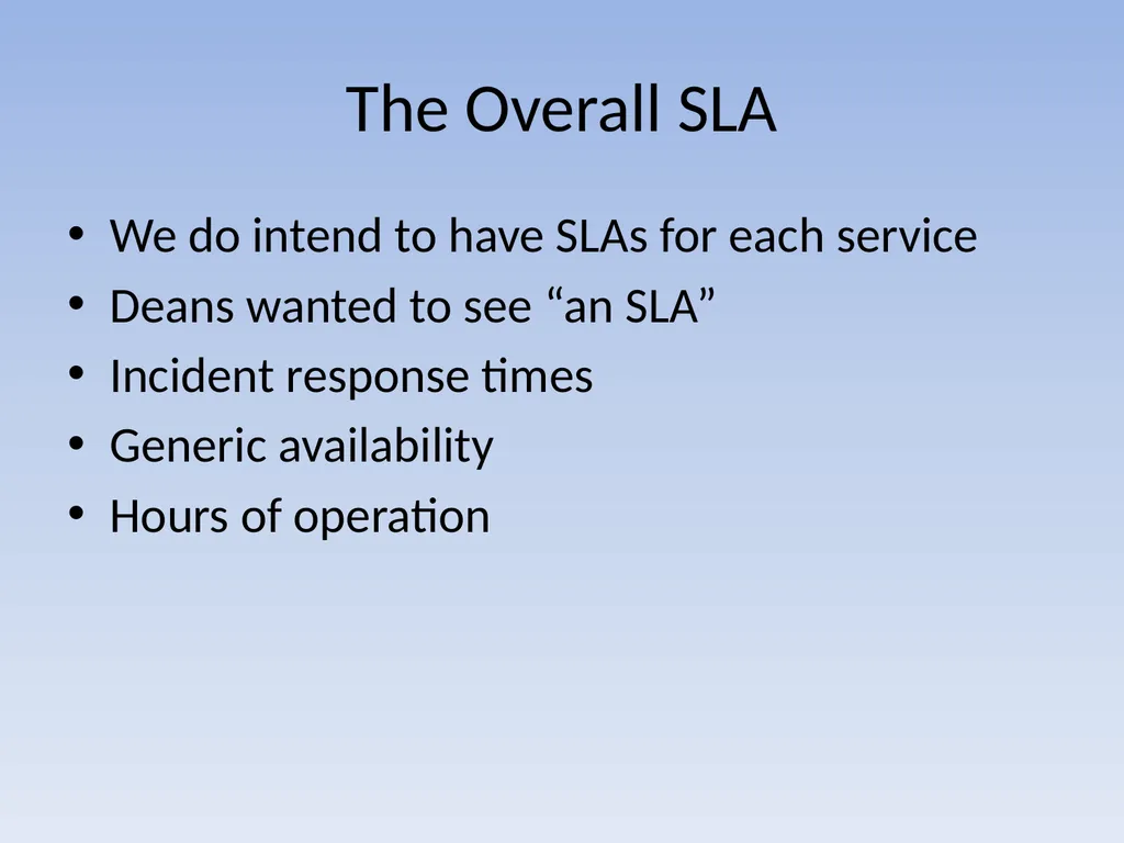 Integrating Central and Distributed IT Groups - slide 14 of 34