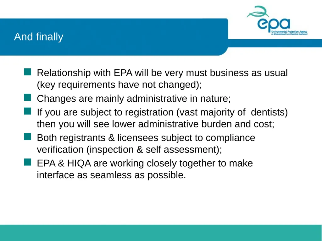 Impact of changes in radiation protection - slide 14 of 14