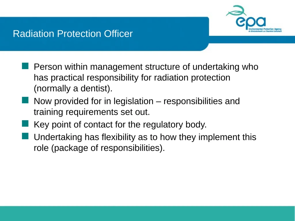 Impact of changes in radiation protection - slide 10 of 14