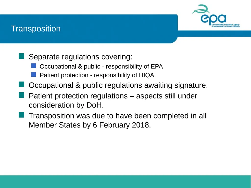 Impact of changes in radiation protection - slide 4 of 14