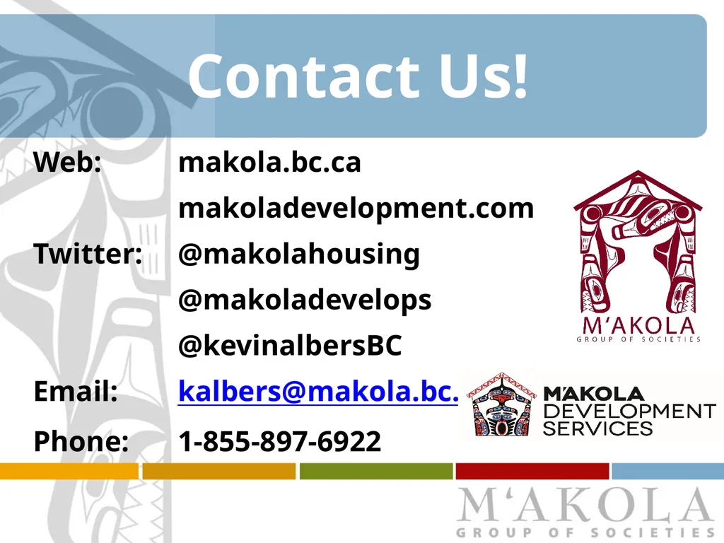 Canada Housing and Renewal Association 2015 - slide 16 of 16