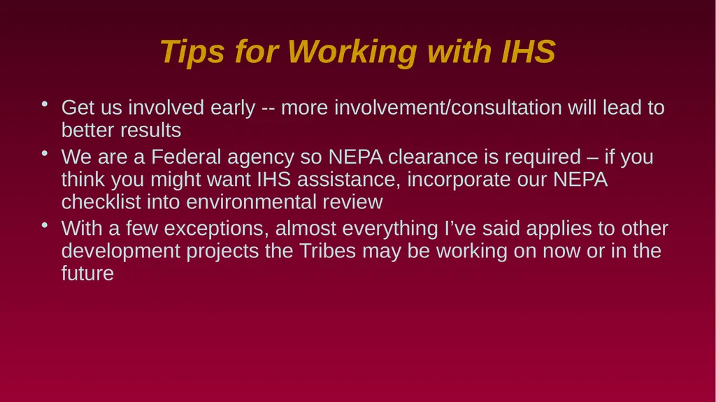 Updates Tribal Healthy Homes Program Presented by: - slide 13 of 19