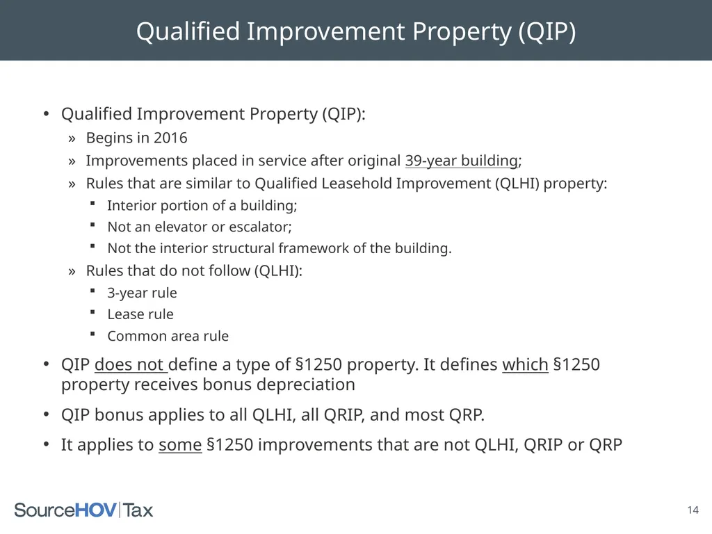 PATH Act of 2015 With a Focus on Depreciation and - slide 14 of 23