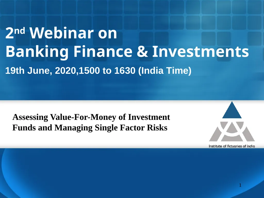19th June, 2020,1500 to 1630 (India Time) 2nd