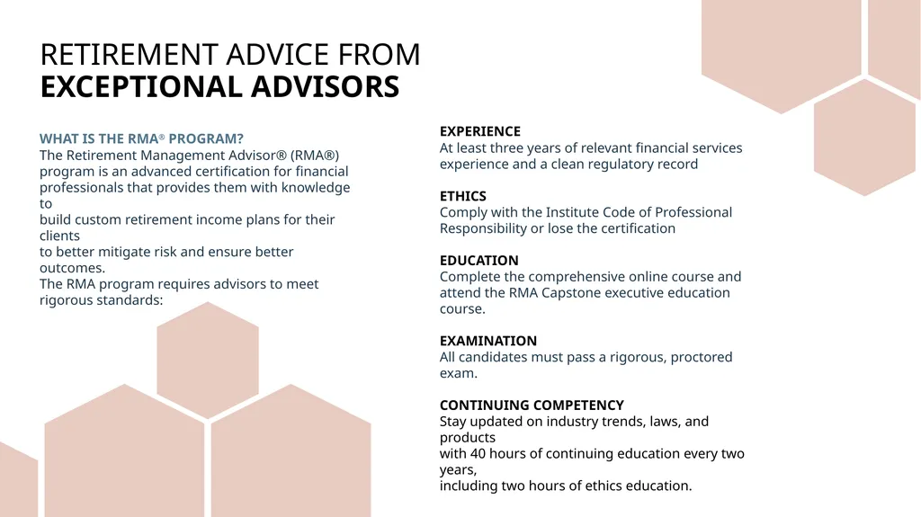 PROTECT YOUR FUTURE WITH A RETIREMENT EXPERT WORK - slide 2 of 8
