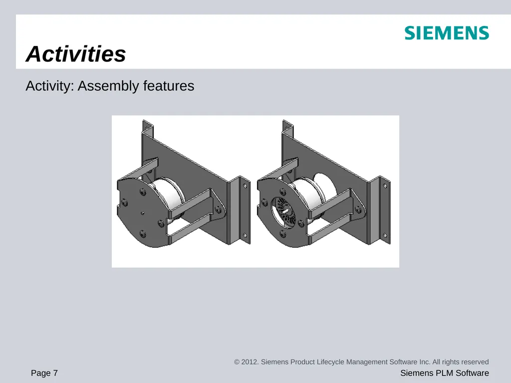 Solid Edge ST5 Training Assembly Features You may - slide 7 of 7