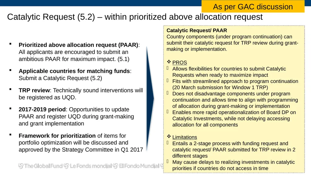 Allocation and Catalytic Investment Access to - slide 25 of 29