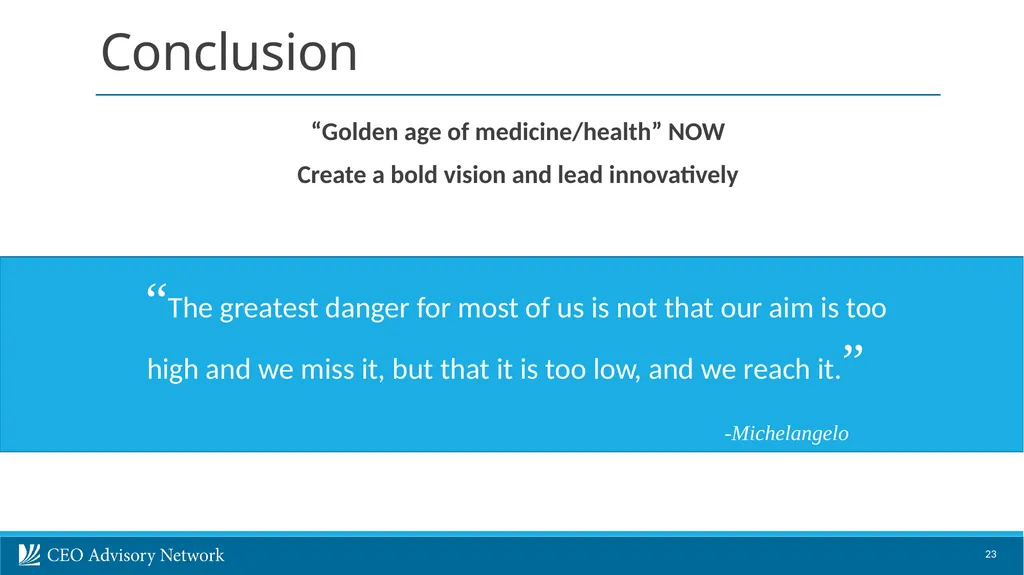 CEO Advisory Services Nanjing Innovation - slide 23 of 24
