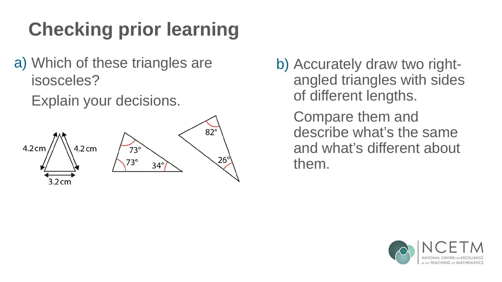Constructing perpendicular bisectors using - slide 11 of 47