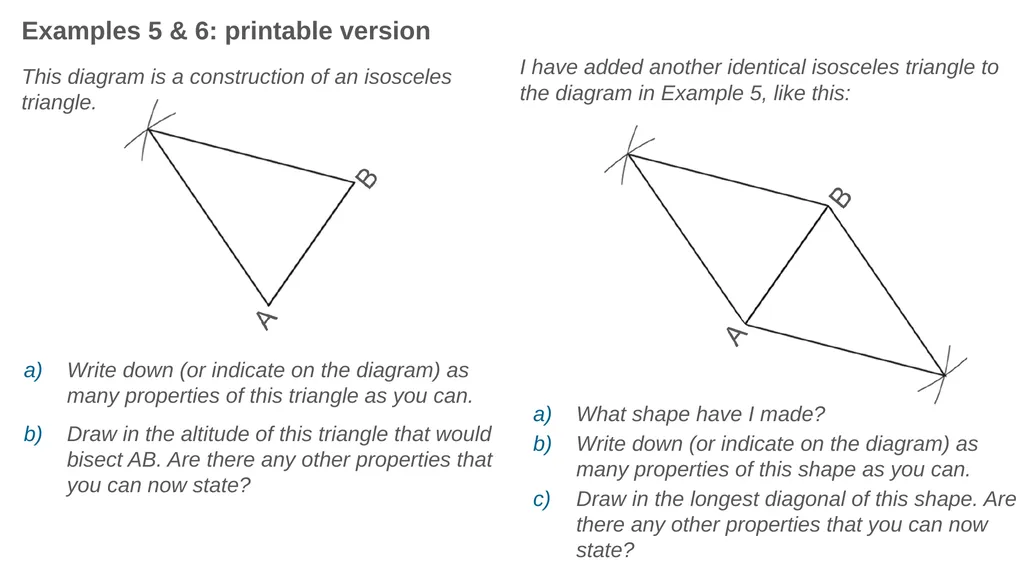 Constructing perpendicular bisectors using - slide 45 of 47