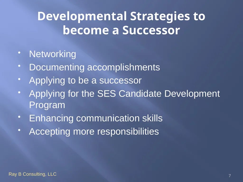 Succession planning and you National Hispanic - slide 7 of 18