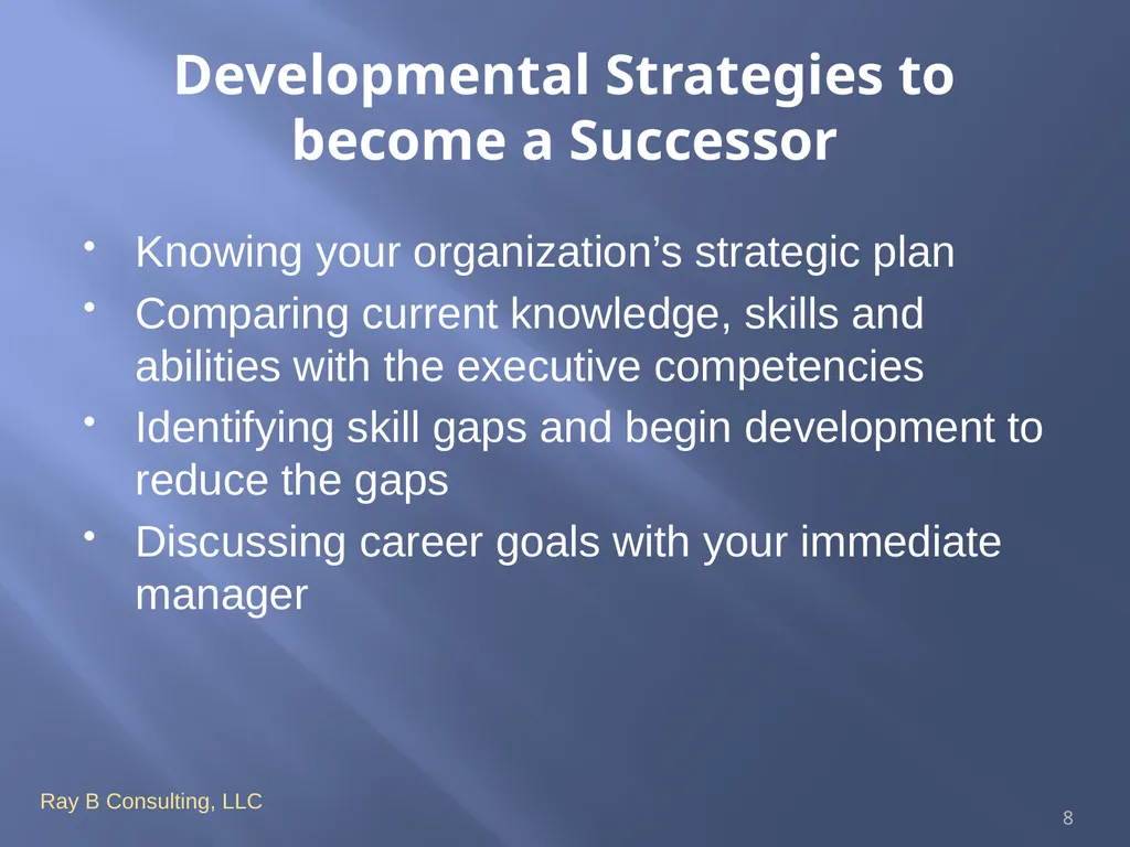Succession planning and you National Hispanic - slide 8 of 18