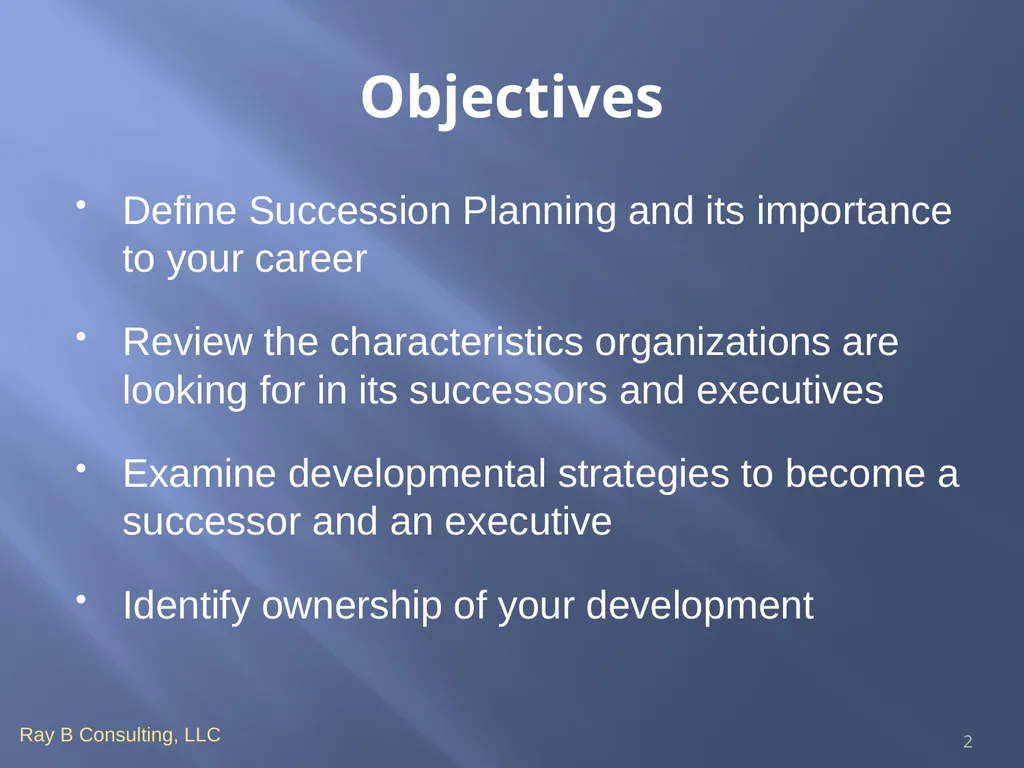 Succession planning and you National Hispanic - slide 2 of 18