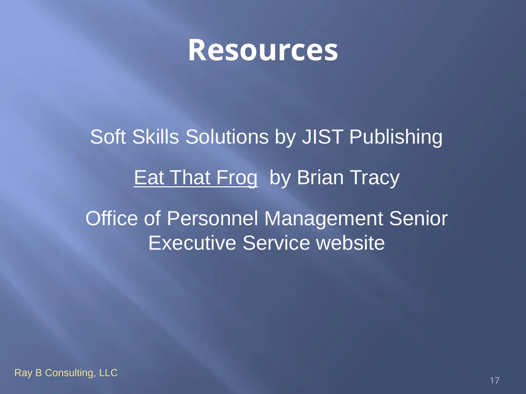 Succession planning and you National Hispanic - slide 17 of 18