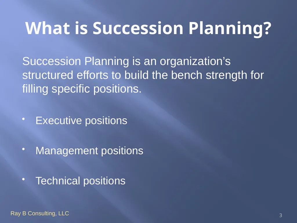 Succession planning and you National Hispanic - slide 3 of 18