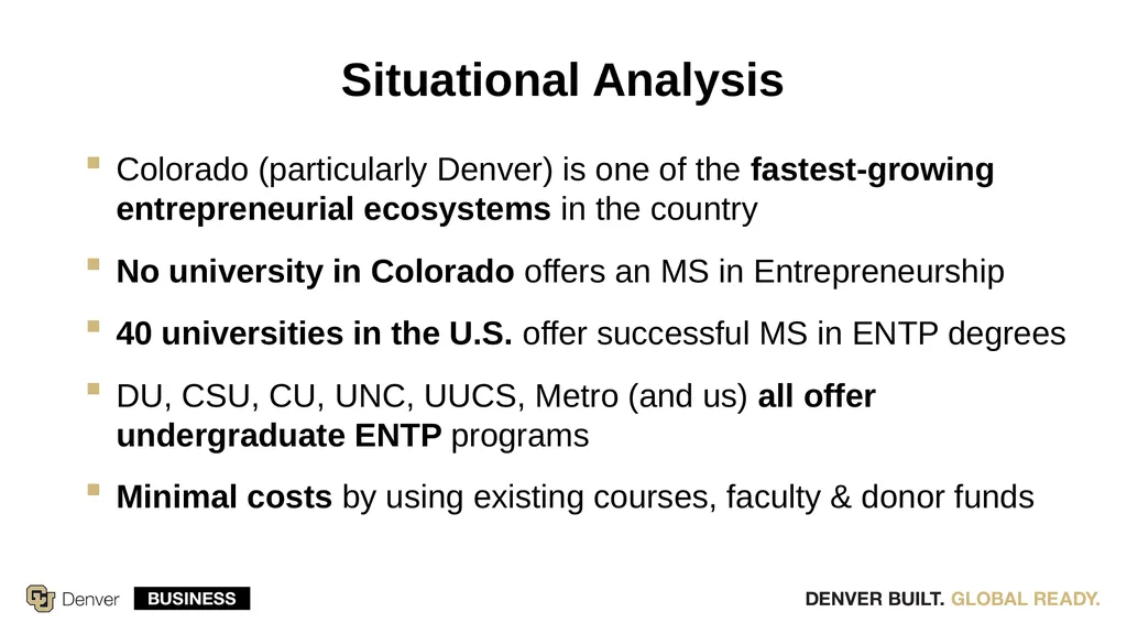 Proposal for a New Degree Program Master of - slide 3 of 12
