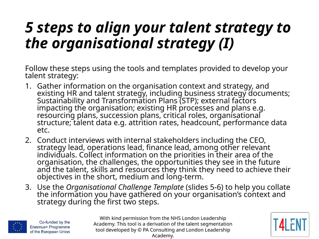 Talent 4.0 – Talent Management for SMEs Training - slide 3 of 11