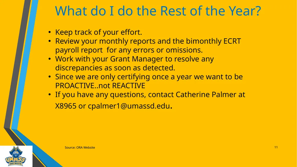 Effort Certification What you Need to Know What is - slide 11 of 11